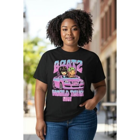 Bratz World Tour 2001 T Shirt Black Dolls Womens/Teens Size Small - Picture 3 of 8